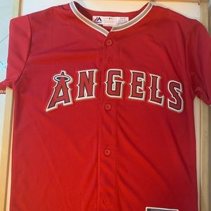 Majestic MLB LA Angels Pro Style Cool Base Baseball Game Jerseys (New no tag)